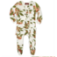 MILKBARN RUFFLE ZIPPER FOOTED ROMPER