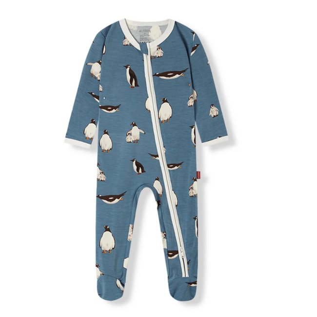 MILKBARN ORGANIC ZIPPER ROMPER