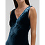 MARGARET O'LEARY  VELVET DARYA DOUBLE V DRESS