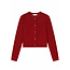 CHENILLE CARDI IN LIPSTICK