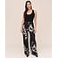 BELLA DAHL CLEAN BIAS PANT IN NOIR BLOOM