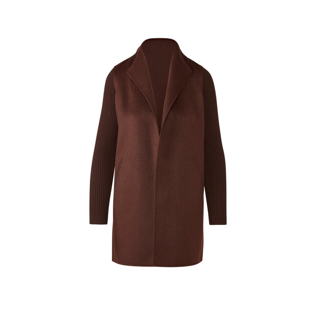 KINROSS CHOCOLATE RIB SLEEVE COAT