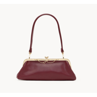 HAMMITT VIVIENNE SLIM CHERRYWOOD PEBBLE/GOLD