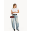 HAMMITT VIVIENNE SLIM CHERRYWOOD PEBBLE/GOLD