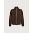 VARLEY TYDE ZIP THROUGH SWEAT COFFEE BEAN