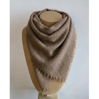 TAUPE CASHMERE SCARF