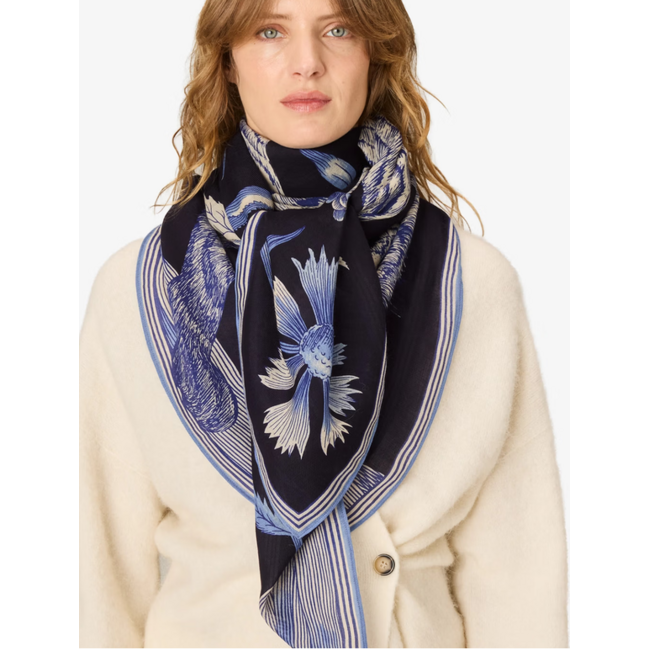 INOUITOOSH GUSTAV SCARF NAVY