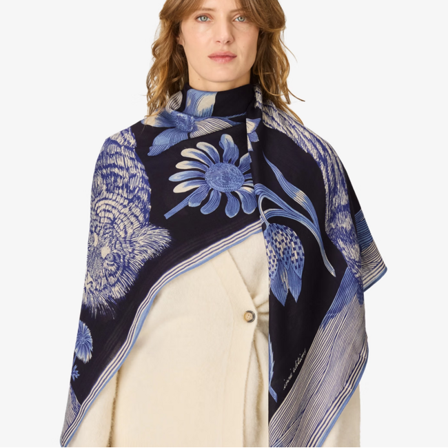 INOUITOOSH GUSTAV SCARF NAVY