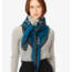 INOUITOOSH SQUARE WESTERN SCARF BLUE
