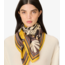 INOUITOOSH SQUARE PANTEO SCARF GOLDEN BROWN