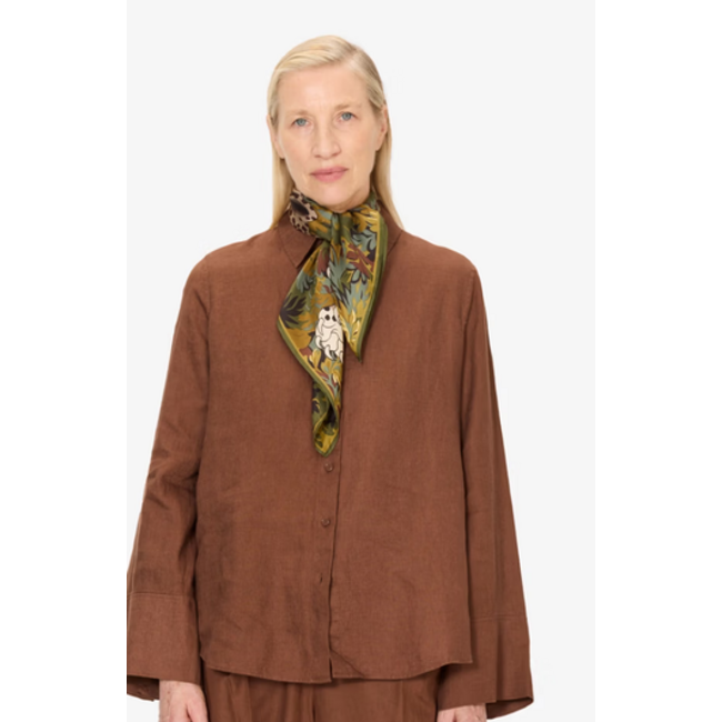 INOUITOOSH SQUARE MIKE SCARF KHAKI