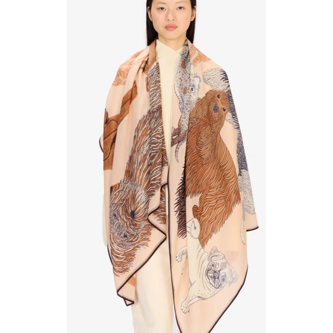 INOUITOOSH TOUTOU SCARF NUDE