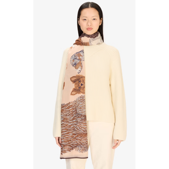 INOUITOOSH TOUTOU SCARF NUDE