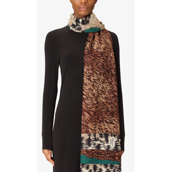 INOUITOOSH OURS SCARF EMERALD