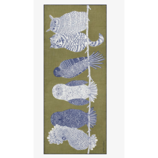 INOUITOOSH CHOUETTE SCARF KHAKI