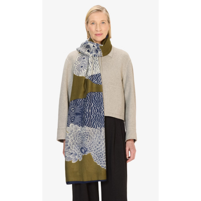 INOUITOOSH CHOUETTE SCARF KHAKI