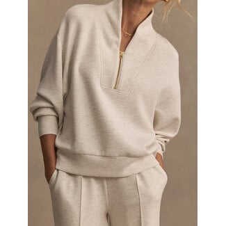 VARLEY DAVIDSON SWEAT IVORY MARL