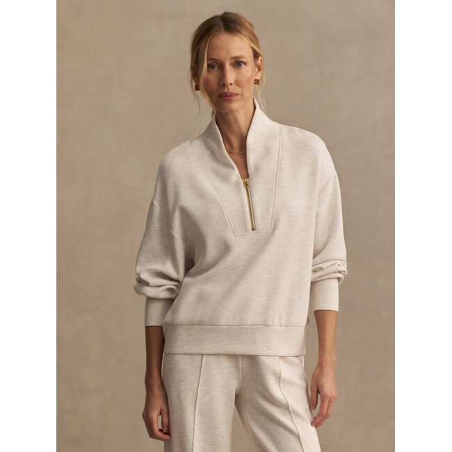 VARLEY  DAVIDSON SWEAT IVORY MARL