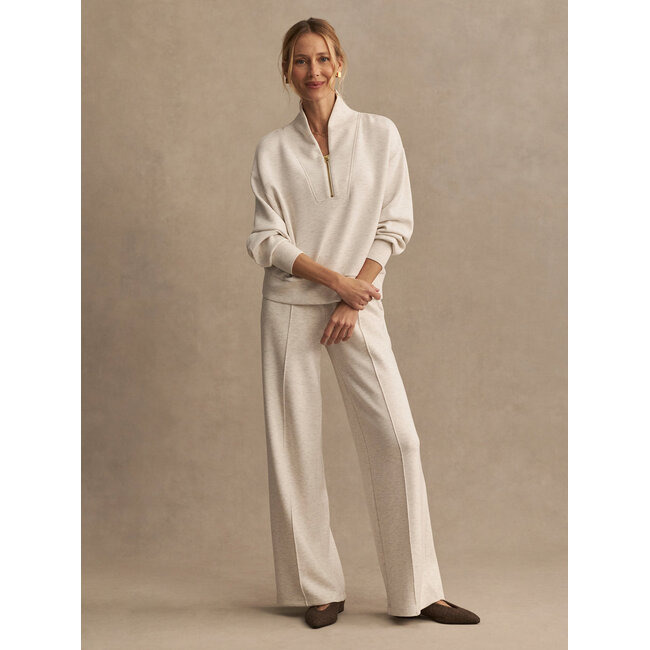 VARLEY  DAVIDSON SWEAT IVORY MARL