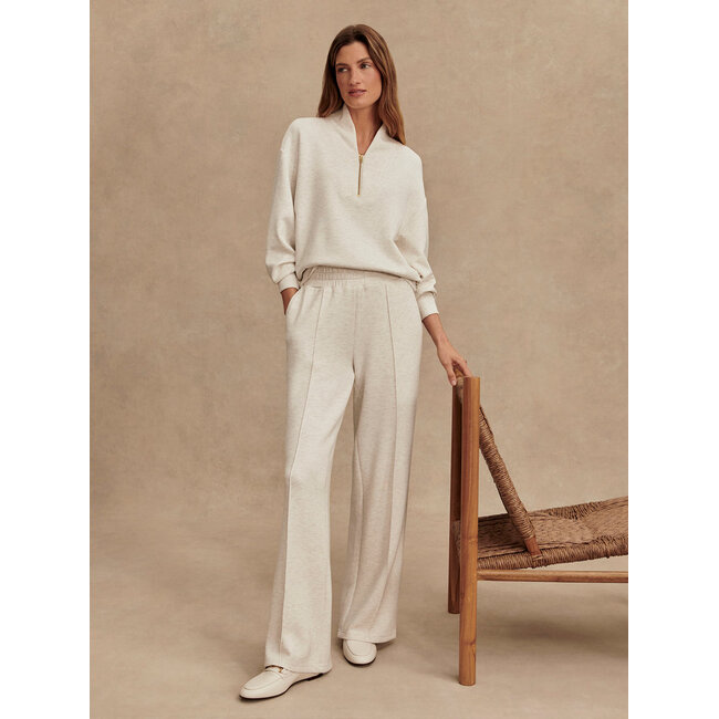 VARLEY WIDE LEG PANT 30" IVORY MARL
