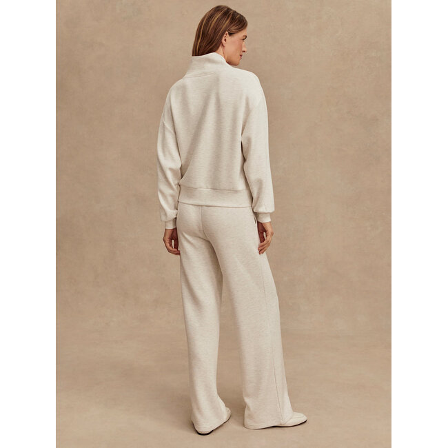 VARLEY WIDE LEG PANT 30" IVORY MARL