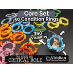 D&D: Condition Rings - Core Set of 50 - Two-Tone Multi-Color