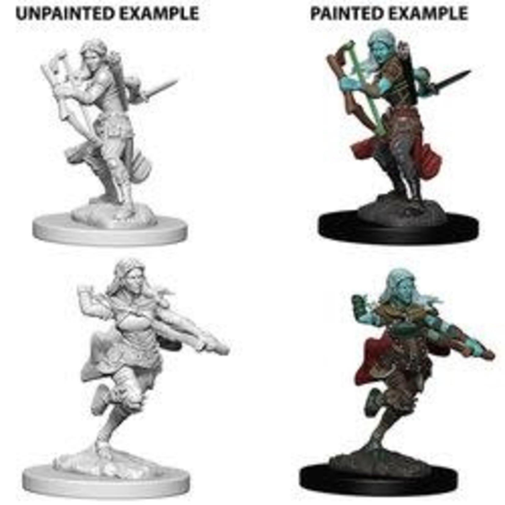 Unpainted Minis D&D | Air Genasi Rogue Female | W04 | 73204