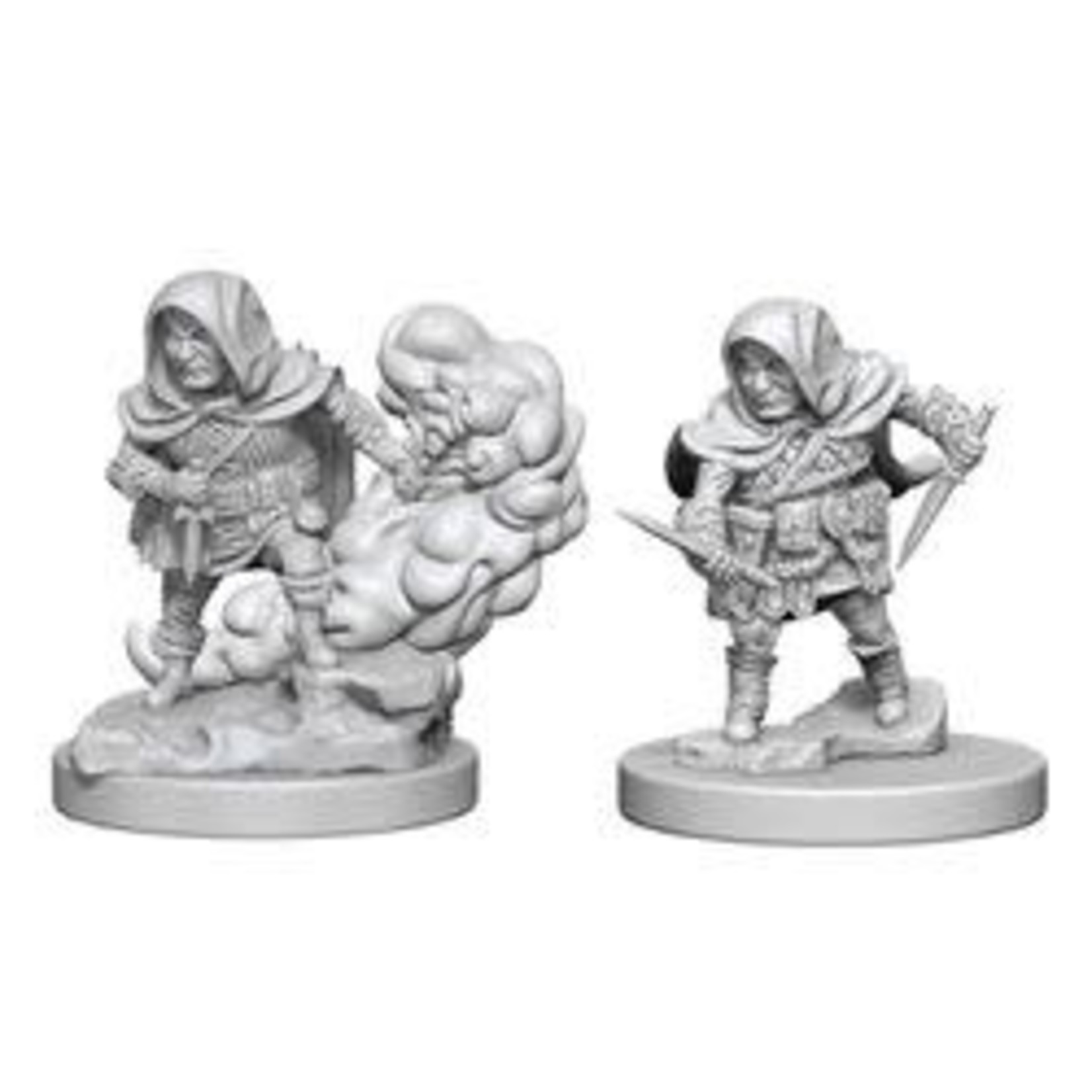 Unpainted Minis D&D | Halfling Rogue Male | W01 | 72626