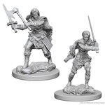 Unpainted Minis D&D | Human Barbarian Female | W01 | 72644