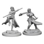 Unpainted Minis D&D | Human Monk Female | W01 | 72634