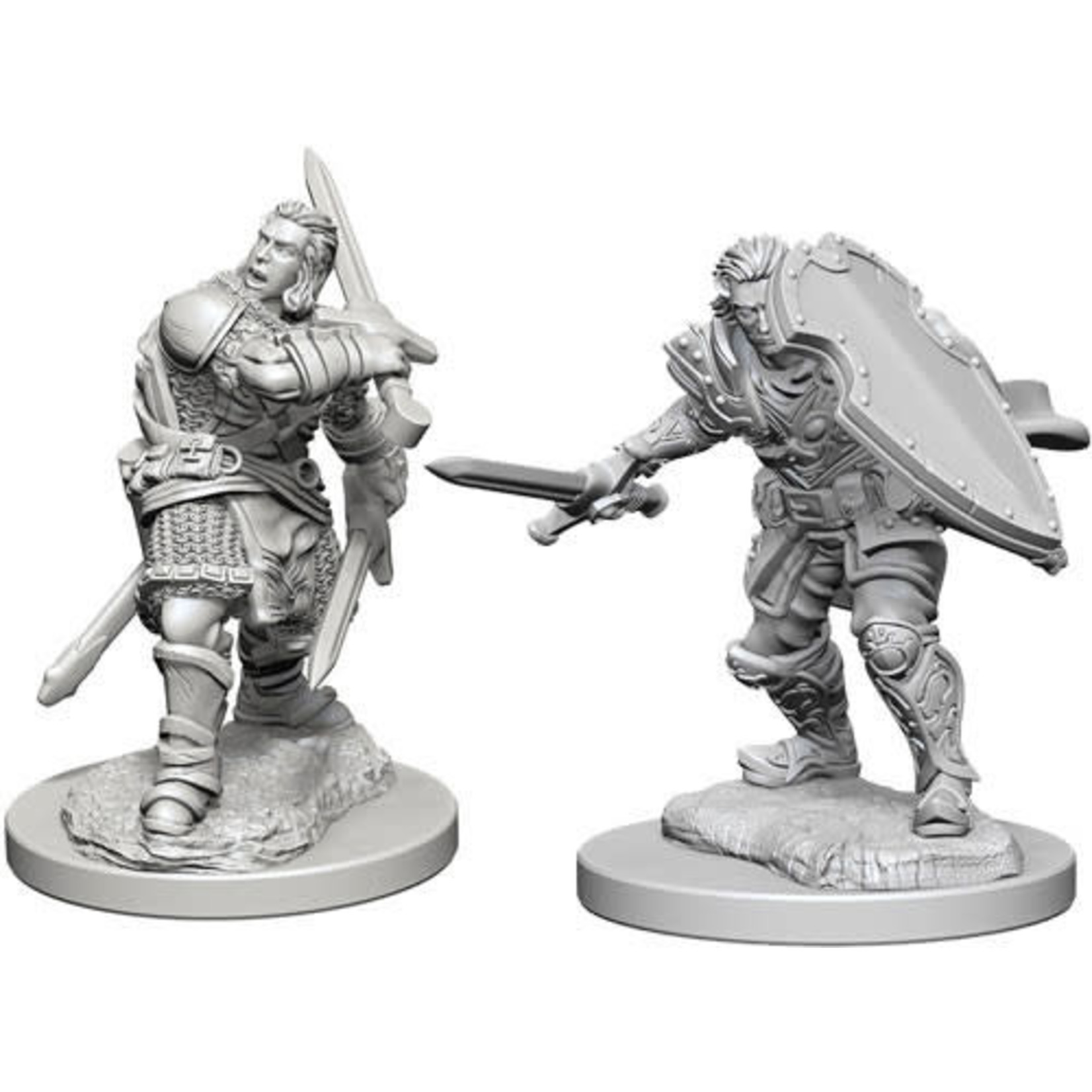 Unpainted Minis D&D | Human Paladin Male | W03 | 72629