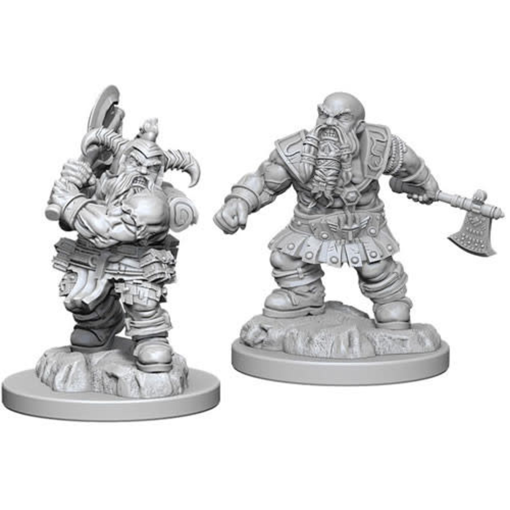 Unpainted Minis D&D | Dwarf Barbarian Male | W06 | 73391