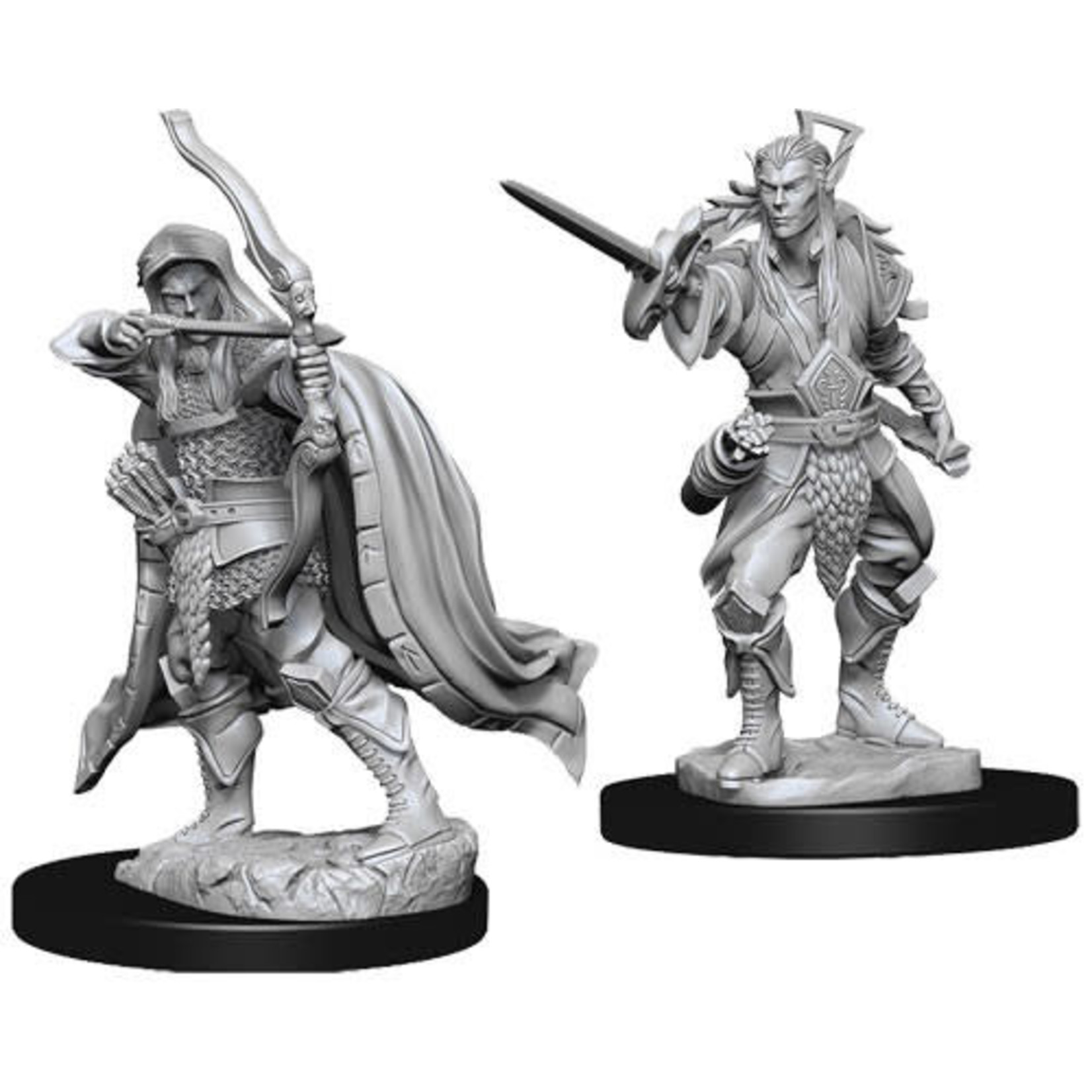 Unpainted Minis D&D | Elf Rogue Male | W07 | 73539