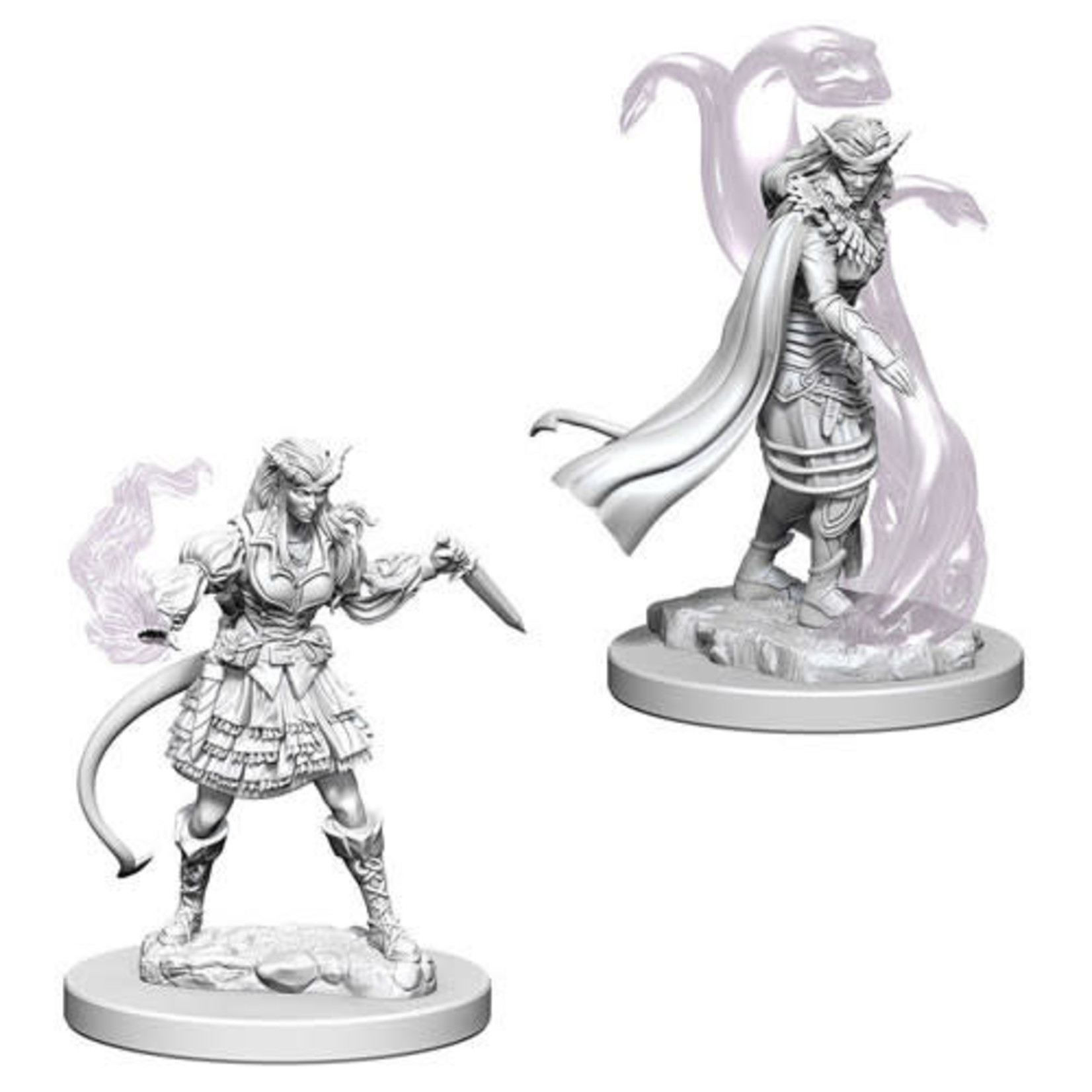Unpainted Minis D&D | Tiefling Sorcerer Female | W04 | 73202