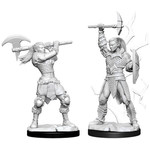 Unpainted Minis D&D | Goliath Barbarian Female | W10 | 73834