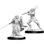 Unpainted Minis D&D | Human Paladin Female | W10 | 73830