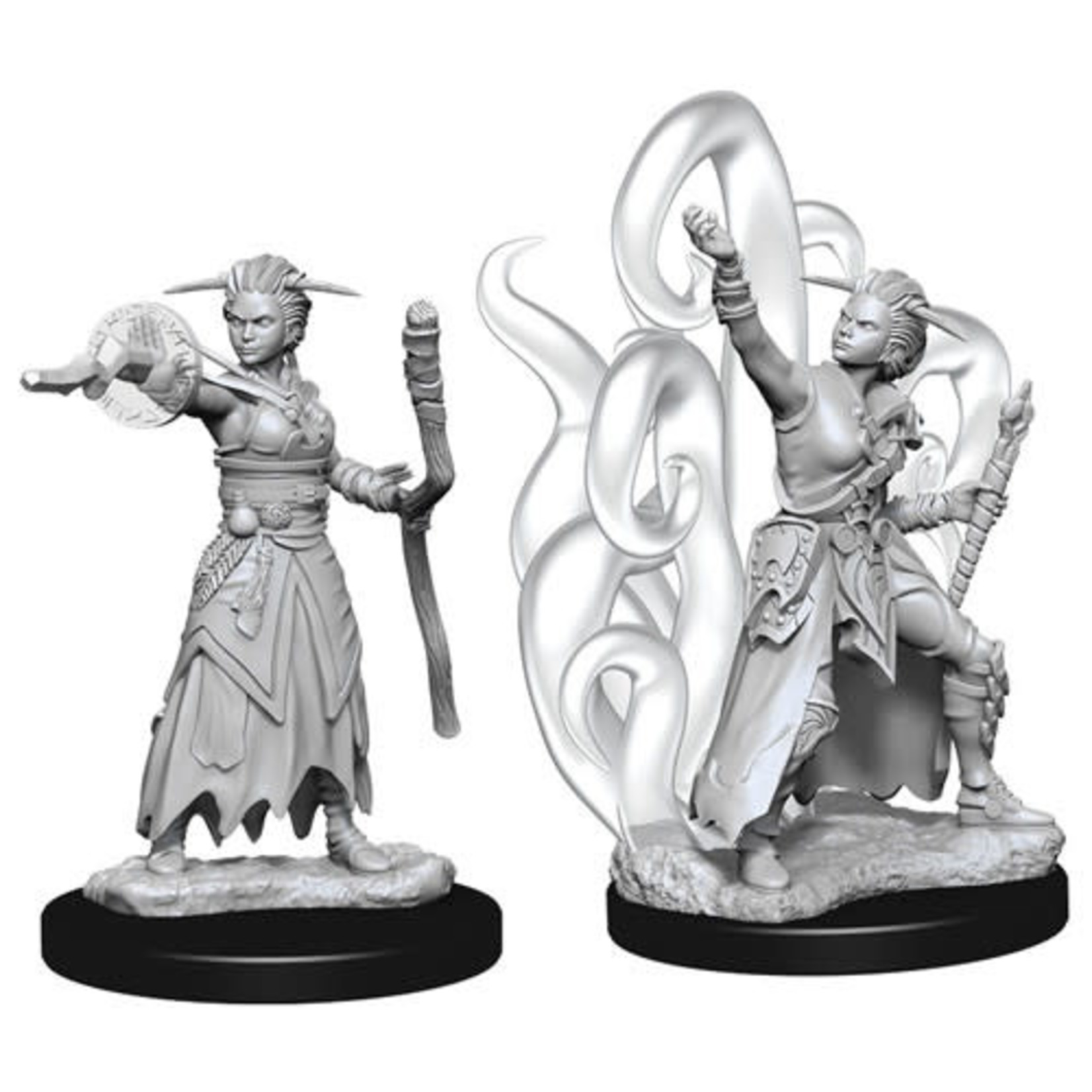 Unpainted Minis D&D | Human Warlock Female | W10 | 73837