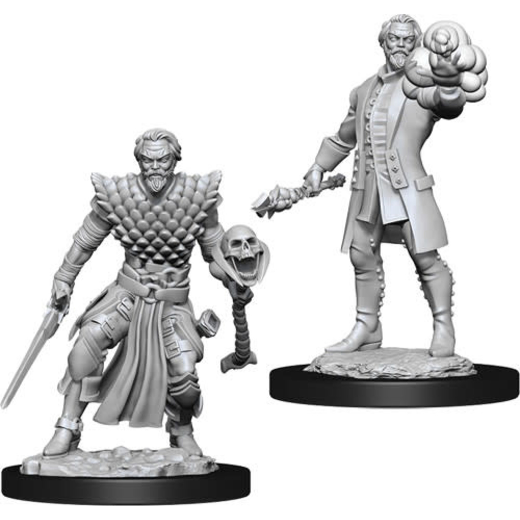 Unpainted Minis D&D | Human Warlock Male | W10 | 73836