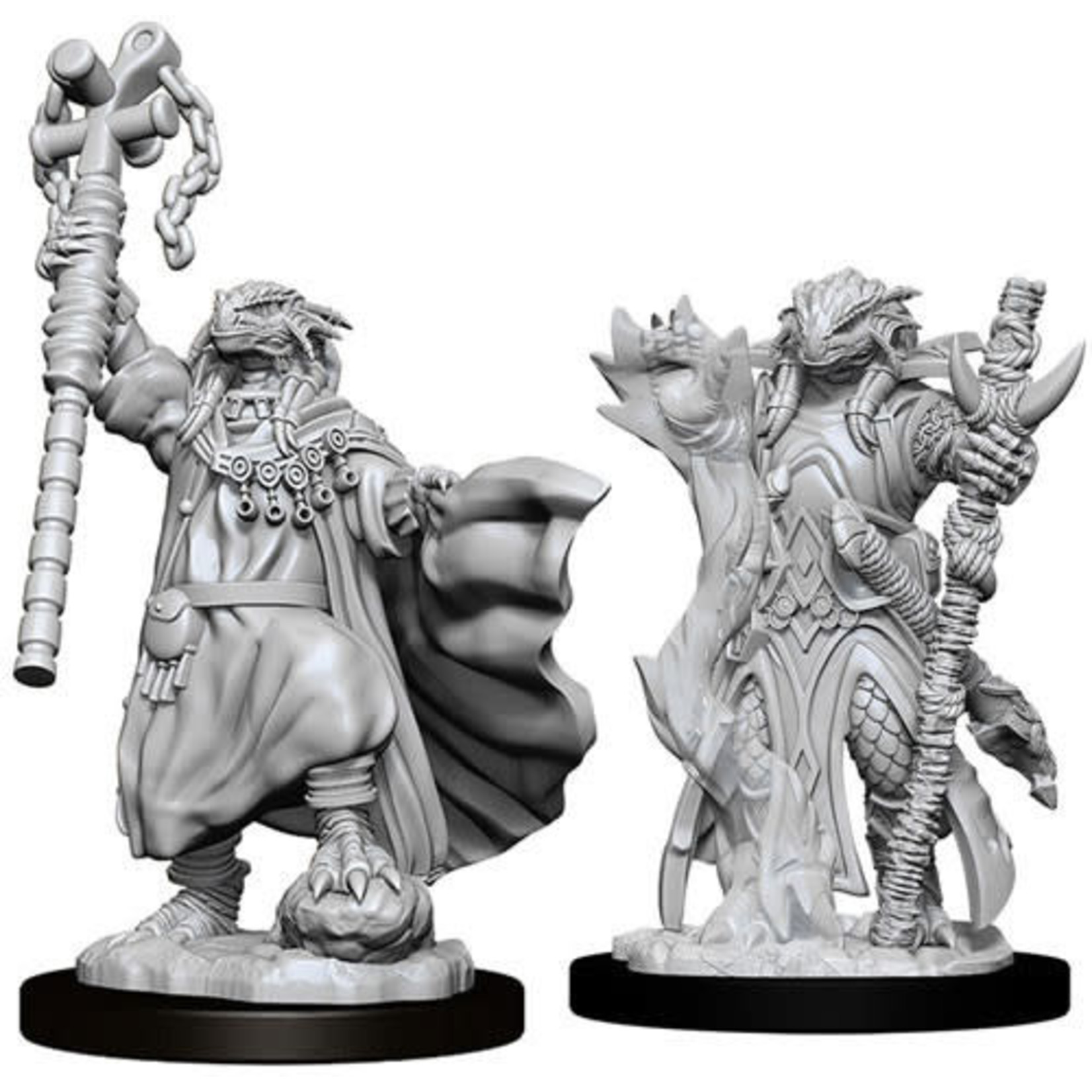 Unpainted Minis D&D | Dragonborn Sorcerer Female | W07 | 73674