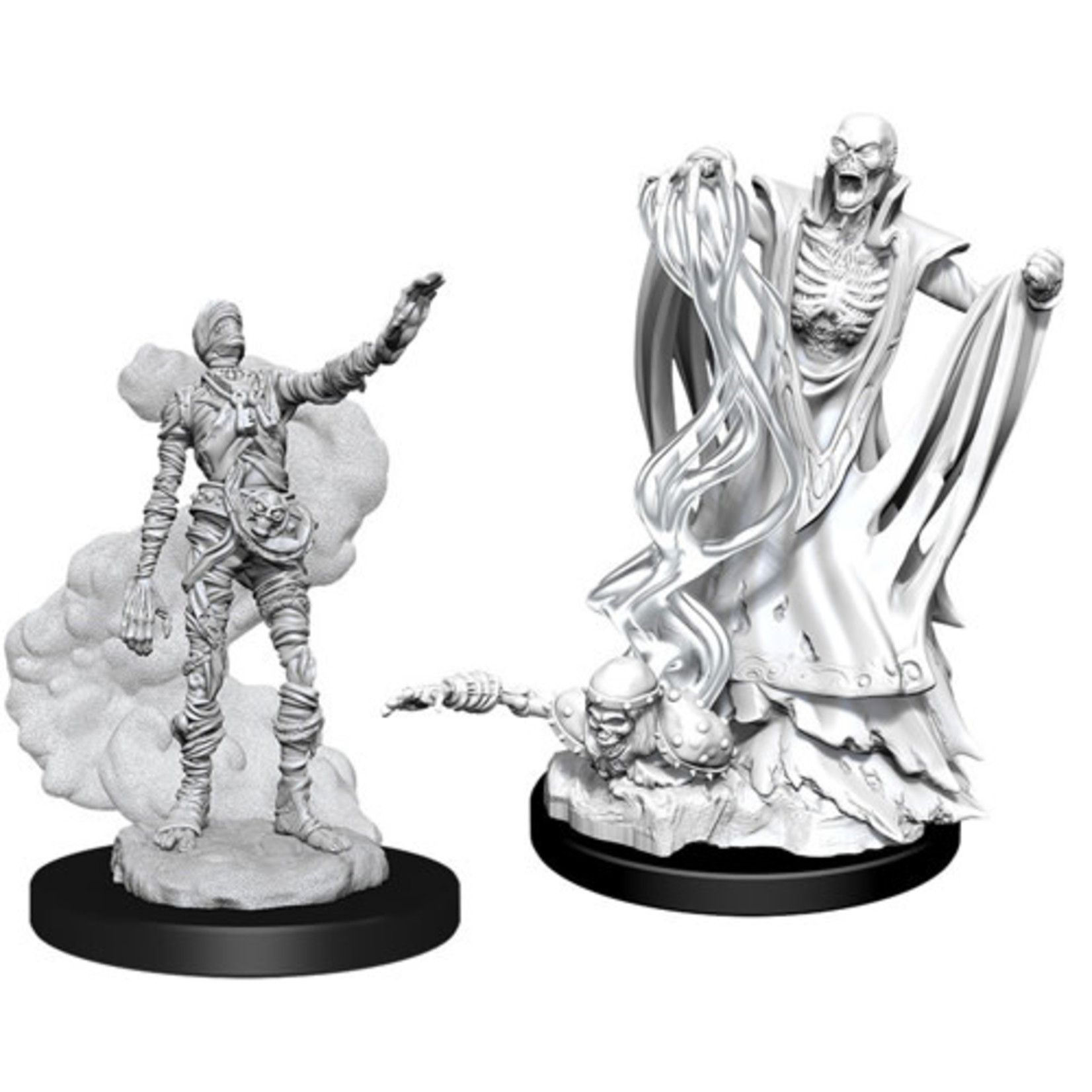 Unpainted Minis D&D | Lich & Mummy Lord | W11 | 90020