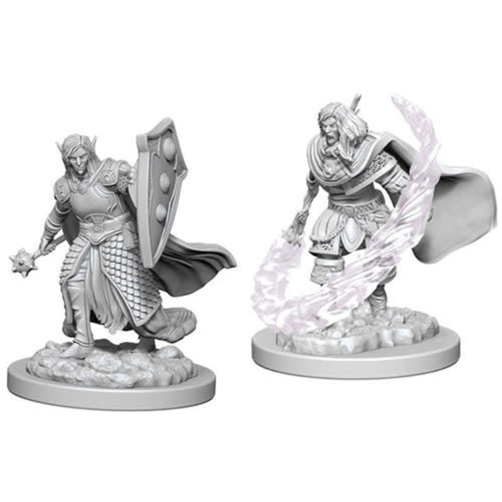 Unpainted Minis D&D | Elf Cleric Male | W05 | 73205