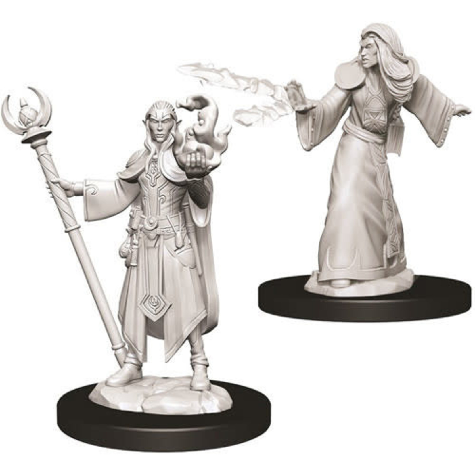 Unpainted Minis D&D | Elf Wizard Male | W09 | 73709