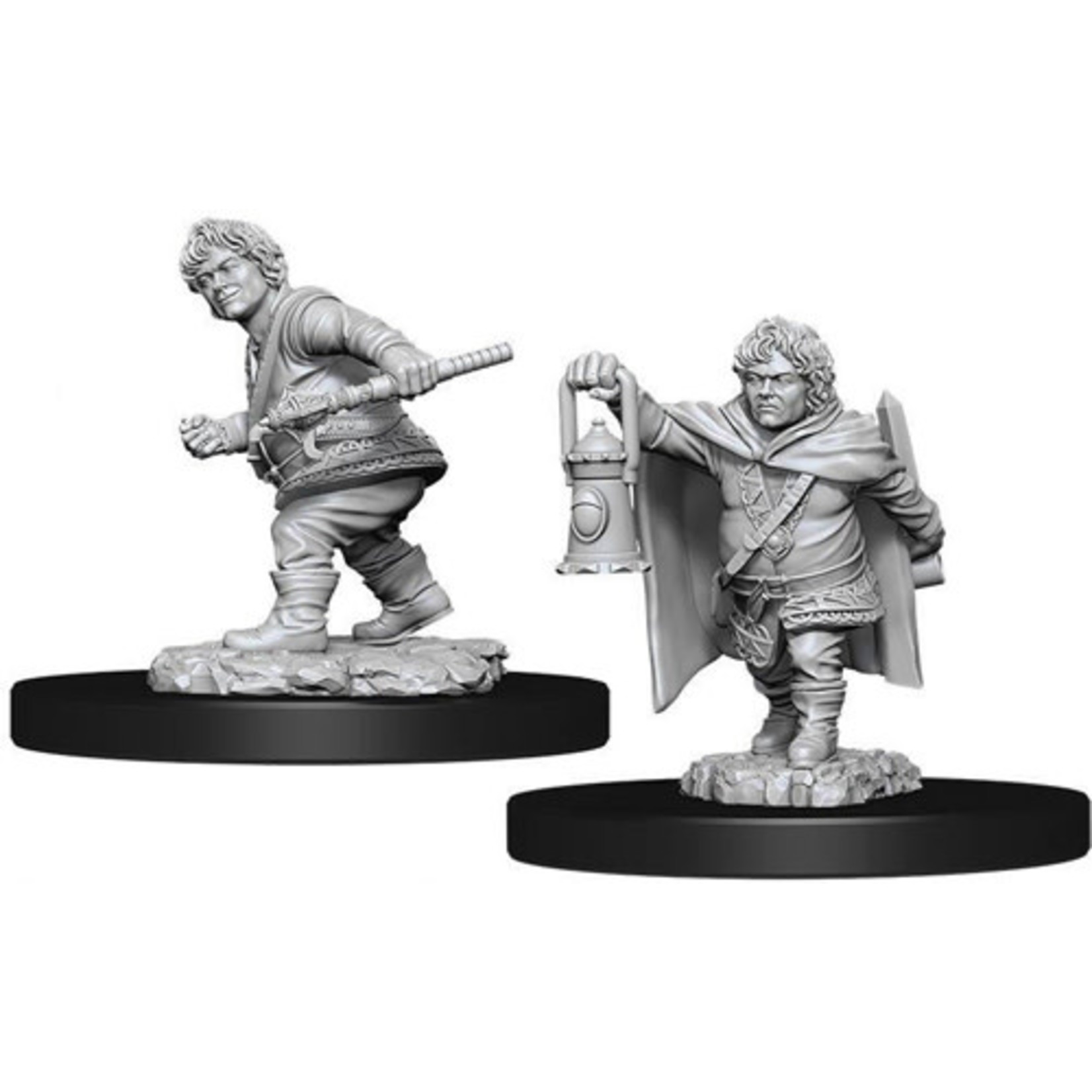 Unpainted Minis D&D | Halfling Rogue Male | W11 | 90006
