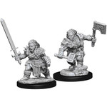 Unpainted Minis PF | Dwarf Barbarian Female | W07 | 73694