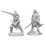 Unpainted Minis PF | Human Fighter Male | W01 | 72596