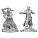 Unpainted Minis PF | Human Monk Male | W01 | 72612