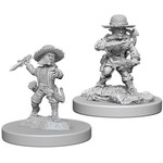 Unpainted Minis PF | Halfling Rogue Male | W06 | 73407