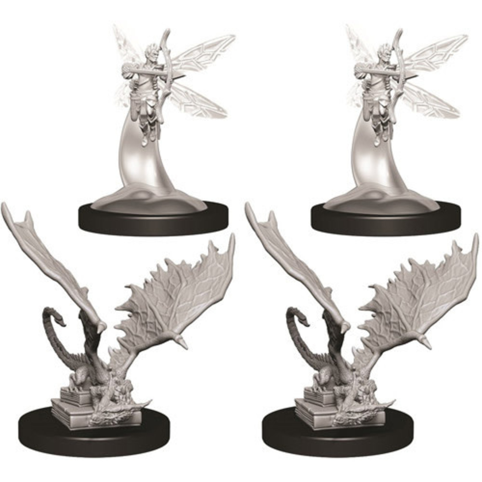 Unpainted Minis D&D | Sprite & Pseudodragon | W09 | 73718
