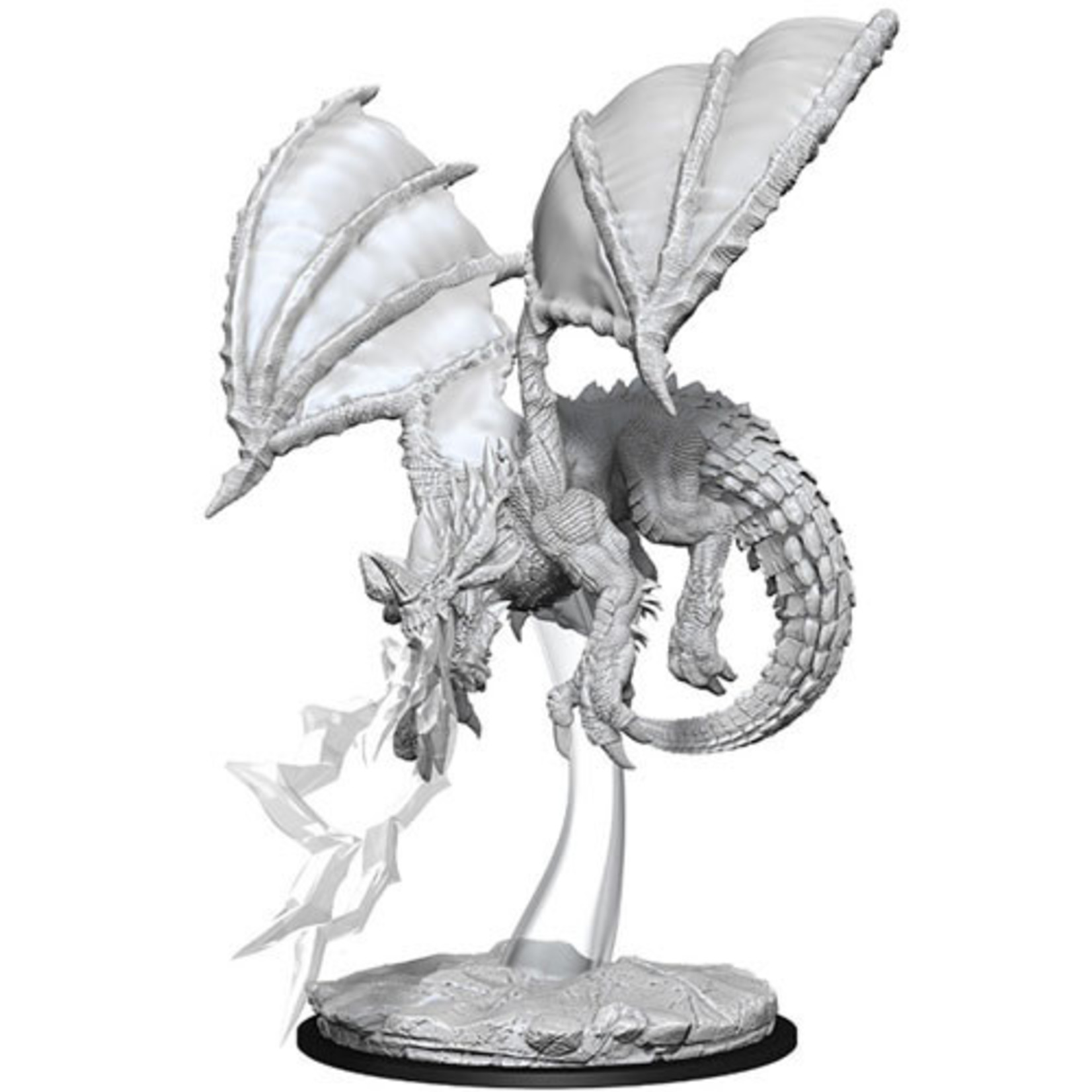 Unpainted Minis D&D | Young Blue Dragon | W07 | 73683
