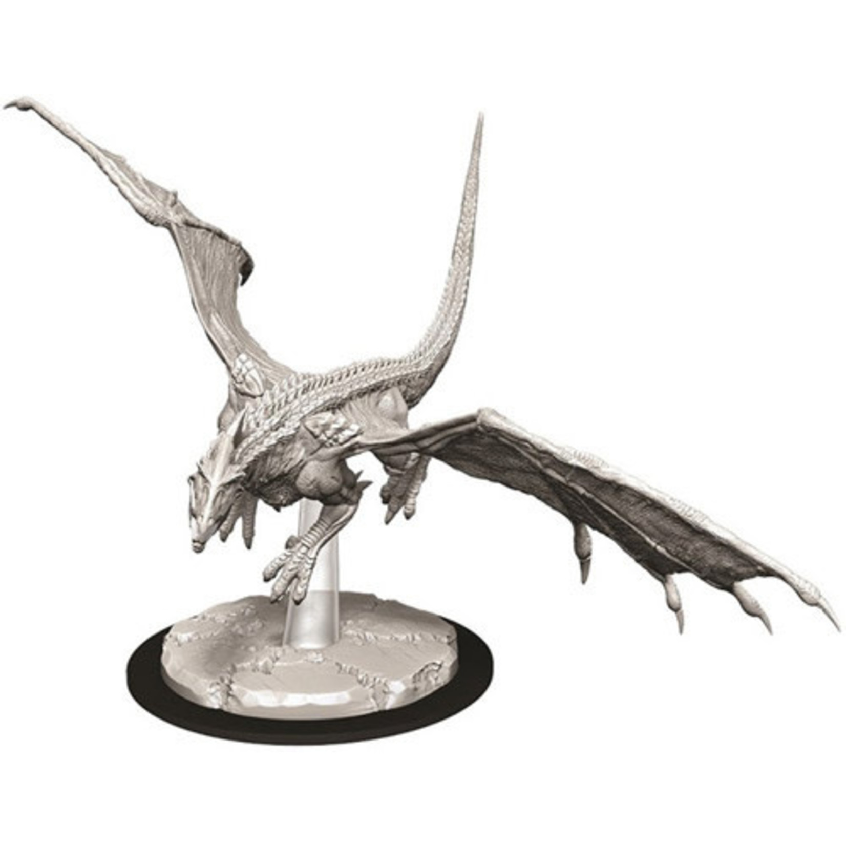 Unpainted Minis D&D | Young White Dragon | W09 | 73712